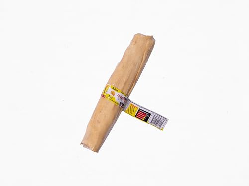 Natürlicher Kauknochen für Hunde – Leckerer Kausnack zur Zahnpflege – Langanhaltend, fettarm & ohne Zusatzstoffe – Für alle Hunde (groß/22,8-25,4cm, Käse)