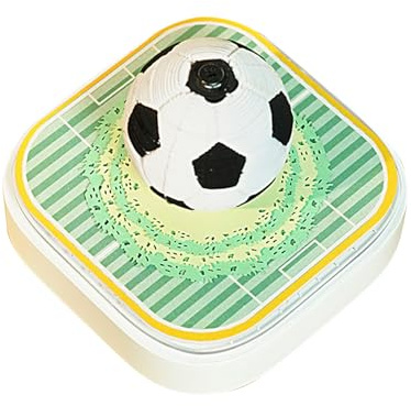 3D Zeitstück Kalender 2026 Fußballförmige Schnitzerei Abreiß Notizblock