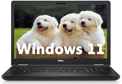 Dell Latitude 5580 Ordinateur Portable, 15.6 Pouces (1920x1080) PC, Processeur Intel Core i5-7300u, 16 Go de RAM, 512 Go SSD, HDMI, US Clavier QWERTY, Windows 11 Pro (Rénové)