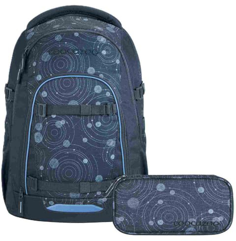Coocazoo Mate Schulrucksack Set 2tlg. inkl Schlamperbox (Blue Orbit)
