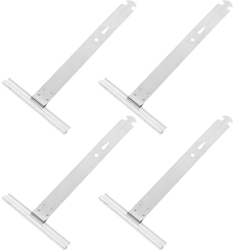 DONFAMDS 4 Stück Reparaturfedern für Rollläden aus Aluminiumlegierung Fensterladen Ersatzteile mit Hakendesign Langlebige Verschlussfedern für Rolladenreparatur