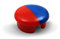 FRANKE 133.0023.932 Armaturenarm Symbol rot/blau/Ersatzteil/Abdeckkappe