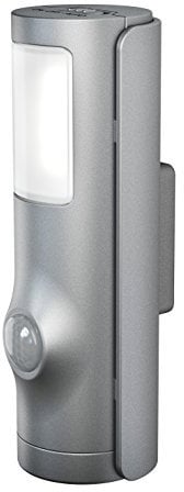 Osram LED Nightlux Torch Batteriebetriebene Leuchte, für innenanwendungen, Bewegungssensor, Tag-Nacht-Sensor, Kaltweiß, 36, 0 mm x 42, 0 mm x 108, 0 mm