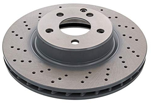 febi bilstein 43989 Brake Disc Set (2 Brake Disc) front, perforated / internally ventilated, No. of Holes 5
