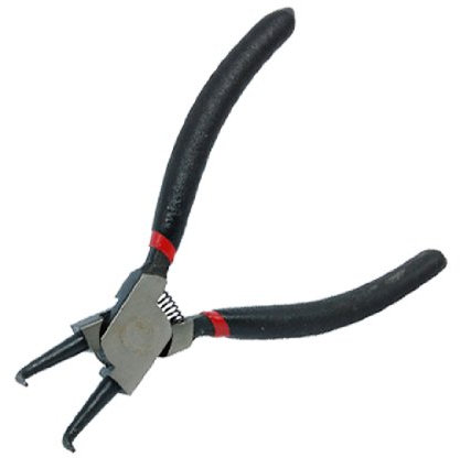 Aexit Schwarz Handwerkzeuge beschichtete Griff interne Sprengring Runde gebogen Zangen & Kneifzangen Zangen de