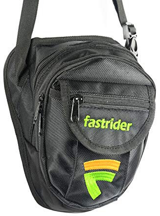 DQMEN Sport Beintasche,Motorrad Beintasche Outdoor Sport Reise Hüfttasche Waistpack für Bein Herren Damen Motorrad Wandern Outdoor (B-Schwarz)