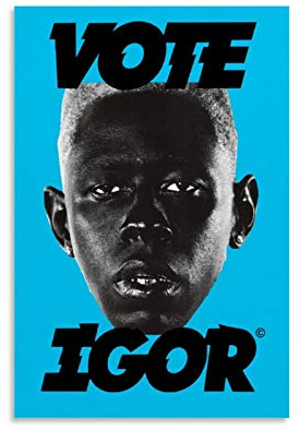 RUIQIU Igor-Poster / Kunstdruck auf Leinwand, Gemälde, Wandposter, Schlafzimmer, Heimdekoration, Geschenk, ästhetisch, 30 x 45 cm