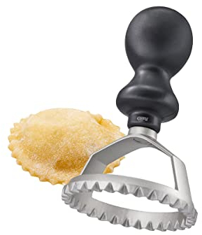 GEFU Ravioliausstecher LIGURI, rund – Ausstecher für Maultaschen, Raviolistempel, Teigtaschenformer, Dumpling Maker