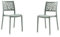 LIBEROSHOPPING.eu - LA TUA CASA IN UN CLIK Sillas apilables para Interior o Exterior en Polipropileno diseño Moderno Alea Salvia Set 2