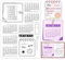 PandaHall Kalender Klare Stempel, Planer Silikon Karten Memo Gummi Transparent Siegel Papierstempel für Kartenherstellung Fotoalbum Dekoration DIY Scrapbooking 16x11cm