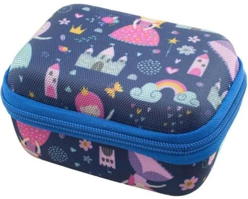 caseroxx Kinderkamera Tasche passend für VTech Kidizoom Video Studio HD in vielen Farben und Designs, Schutz Aufbewahrungs Tasche