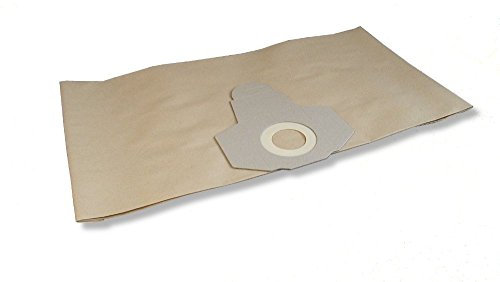 Lot de 5 sacs d'aspirateur Kallefornia K186 - Sacs filtrants en papier pour aspirateur eau et poussière Parkside PWD 25 B3