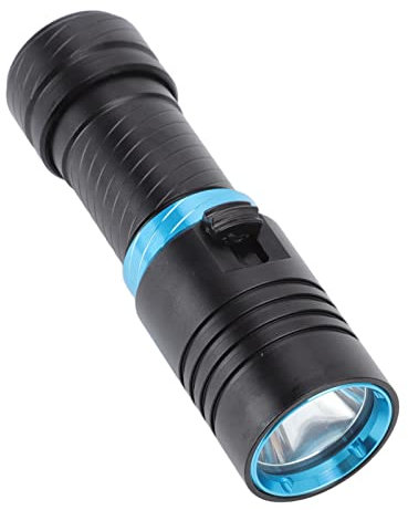 5000LM Tauchtaschenlampe, IPX8 100 M Unter Wasser, Stufenlos Dimmbar, L2-LED-Perlen, Tauchlampen mit Wasserdichtem Gehöuse, Breites Anwendungsspektrum
