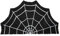 Fisura - Fußmatte Eingangshalle Spinnennetz aus Kokosfasern mit Rutschfester PVC-Rückseite. Halloween-Fußmatte Leuchtet im Dunkeln. Originelle Fußmatte für draußen. Handbemalt. Maße:70 cm x 40 cm