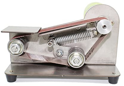 ALMVIS Fixed 15 Degree Sander Belt Machine 150W Electric Belt Sander Polishing Grinder Sander Grinding Tool Cutter Edges Sharpener knife sharpening kit(Nero)