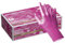 dentalseven - 100 guanti monouso nitrile fucsia taglia M uso medico ed alimentare