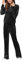 MessBebe Tute da Donna Tuta Sportiva in Velluto con Cappuccio Felpa con Cappuccio Set Ginnastica Sportivo Tuta Sportiva da Jogging Casual 2 Pezzi Ginnastica Tuta Manica Lunga Nero M