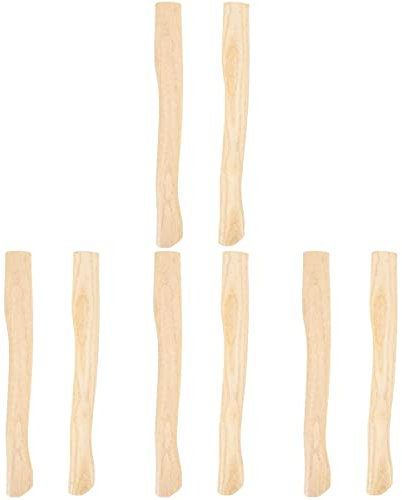 JOEBO Wood Replacement Handle for Camp 8Pcs 14.9 Inch Hatchet Handle Replacement, Hickory Hatchet Handle Replacement, 38x4.4cm