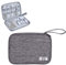 YUNYU Electronics Accessories Organizer Bag, Carry Travel Gadget Bag, Electronics Accessories Bag, Bag Travel Electronics, for USB Cable Drive(Grey)