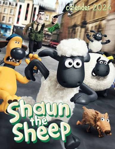 Calendar 2024: Great Gift For Shaun the Sheep, Beloved Fan and Collectors, Jan 2024 to Mar 2025, 17 x 11 Opened, Kalendar, Calendrier