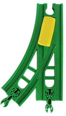 Switch Track Wooden Train Turntable Station Accessory Curved Switch Tracks Expansion Compatible Classic Toy Train Hobby Brands