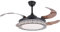 Ventilador Techo con luz Lampara Ventilador Techo Luz De Ventilador De Techo Integrada con 4 Aspas Retráctiles, Lámpara LED Moderna con Control Remoto Ventilador de Techo con luz(52inch)
