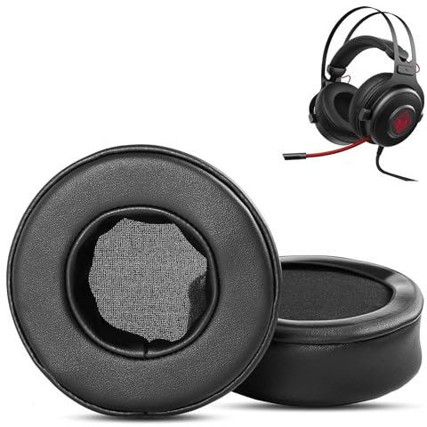 ACCOUTA cuscinetti per auricolari compatibili con HP OMEN800 OMEN 800 cuffie, sostituzione dei cuscinetti per auricolari con pelle proteica più morbida e schiuma memory