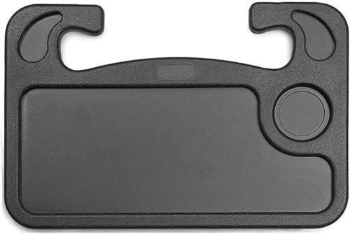 Auto Tragbares Lenkrad Schreibtisch für Renault Lutecia/Latitude/Laguna/Koleos Fahrer Lenkradtisch Steering Wheel Desk Tisch Tablett Laptop Halterung,A/Black
