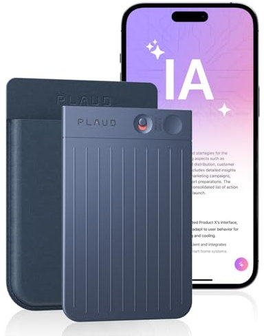 PLAUD NOTE Registratore Vocale AI Professionale Audio Digitale con Custodia Trascrivi Riassumi con Tecnologia AI Supporta 112 Lingue Controllo App Perfetto per Riunioni Lezioni Chiamate Colloqui