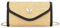 XFSRG Bolso Mujer de Paja Clutch Tejido Vintage Estilo Bohemio Elegante Bolsa de Mano y Crossbody para Fiesta Vacaciones y Uso Diario (Negro)