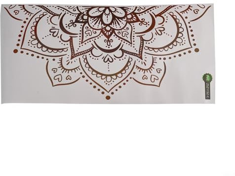 Wandtattoo, Mandala-Motiv, mit schönen Lotusblüten für Zuhause