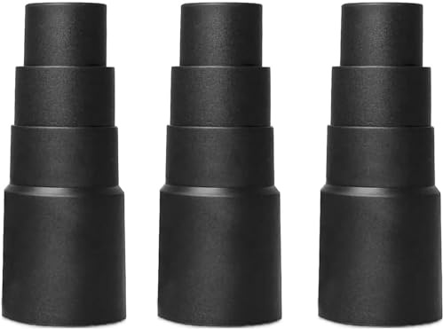 3PCS Universal Vacuum Adapter, Hose Adapter for Power Tools | Sander Dust Extraction Hose Adaptor for Random Orbital Sander, Jigsaw, Circular Saw Reducer