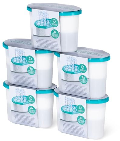 LIVIVO 500ml Interior Dehumidifiers- Helps Stop Damp, Mildew, Mould and Condensation (Locks Away Moisture, Dehumidifier Absorbs Up To 3 Times Its Own Weight in Water) (PACK OF 5)