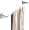 Flybath Handtuchstange 60 cm Single Messing Handtuchhalter Badetuchhalter Wandmontage Weiß-Finish