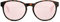 TAKE A SHOT Holz-Sonnenbrille Damen Verspiegelt Groß Runde Gläser, Havana, UV400, Rosa Verspiegelte Sonnenbrille Rund Holz RED QUEEN