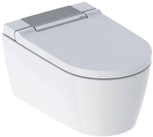 Geberit AquaClean Sela Dusch-WC für die Wandmontage, Farbe:Chrom