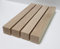 Lot de 4 pieds de table en bois équarri - 6 x 6 cm d'épaisseur - Chêne massif - Baguettes en bois équarri - Pour bricolage - Dimensions spéciales (6 x 6 x 80 cm de long)