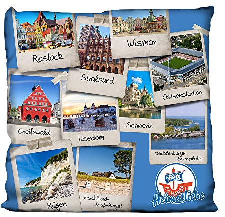 F.C. Hansa Rostock Kopfkissen/Kissen ** Heimatliebe **
