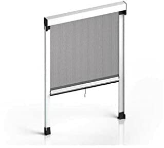 ZANZARIERA A RULLO FLASH CON FRIZIONE INSETTI PORTE FINESTRE 60X150 BRONZO
