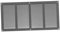 400x200mm Rejilla de Ventilación con Mosquitera - Rejillas de Aireación Metálicas - Acero, Gris