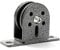 HomeDecTime Single Swivel Pulley Block, Steel Fixed Pulley Block Loading 300kg Home Gym Cable Machine Building Single Wheel Pulleys Lifting Rope Cable Roller