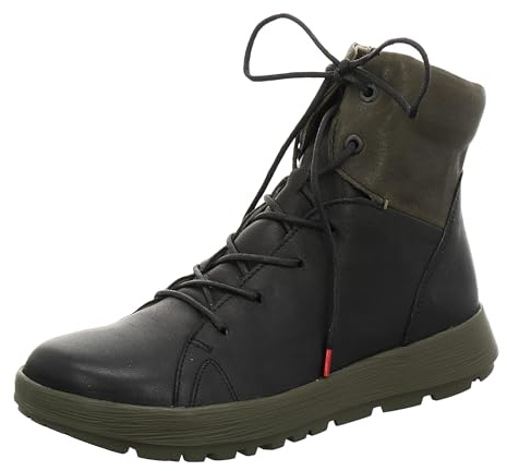 Think! Damen COMODA chromfrei gegerbte nachhaltige Stiefelette, 0010 SCHWARZ/Kombi, 36 EU