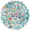 65 Uds Pegatinas de Hatsune Miku vinilo bonitas para botellas de agua, vaso, equipaje, monopatín, parachoques, taza para álbum de recortes, regalo adhesivo para niños, adolescentes y adultos