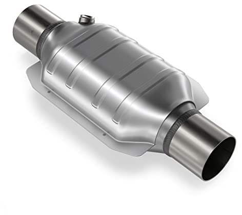 BLUETECH® 200 Zellen UNIVERSALL FLACH Sport Renn Katalysator Euro 4 Norm Metall 101mm ID Anschluss 63,5 mm /2,5 bis 4.0l Motoren.