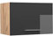 Vicco Armario Colgante Fame-Line, Antracita Alto Brillo/Roble Dorado, 60 cm Plano
