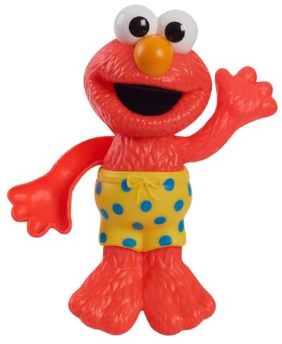 Sesame Street Swim and Splash 7-inch Elmo Wind Up Bath and Pool Toy, Kids Toys for Ages 2 Up by Just Play