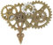 Gothic Steampunk Brosche Pin Vintage Gear Revers Pin Badge Schmuck Für Frauen Halloween Kostümparty