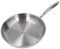 Sartén De Acero Inoxidable MOUMOUTEN, Juego De Utensilios De Cocina De 3 Capas Sin Recubrimiento De Acero Inoxidable 304 Grueso, Calienta La Sartén Con Asas Ergonómicas(28CM)