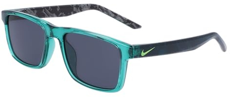 Nike CHEER DZ7380 370 Neptune Green/Dark Grey Sunglasses Kid Iniettato, Rectangle, 49