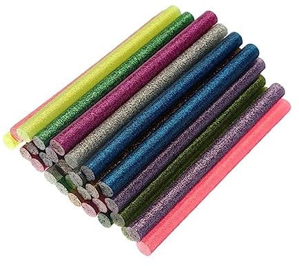 DHAEY Colored Hot Melt Glue Sticks, 30Pcs 7mmx100mm Colorful Hot Melt Glue Sticks For Electric Glue Gun Auto Repair Tools Car Dent Paintless Removal Hand Tool